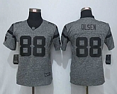 Women Limited Nike Carolina Panthers #88 Olsen Stitched Gridiron Gray Jersey,baseball caps,new era cap wholesale,wholesale hats